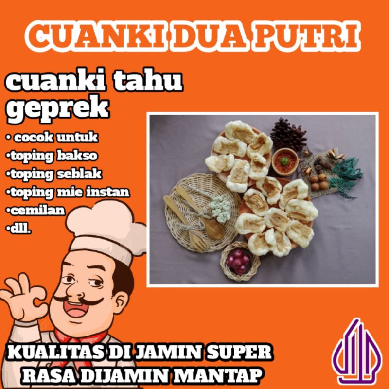 CUANKI TAHU GEPREK, toping bakso aci, toping seblak, toping mie instan