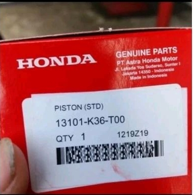 seher piston dan ring seher vario 150 ori AHM