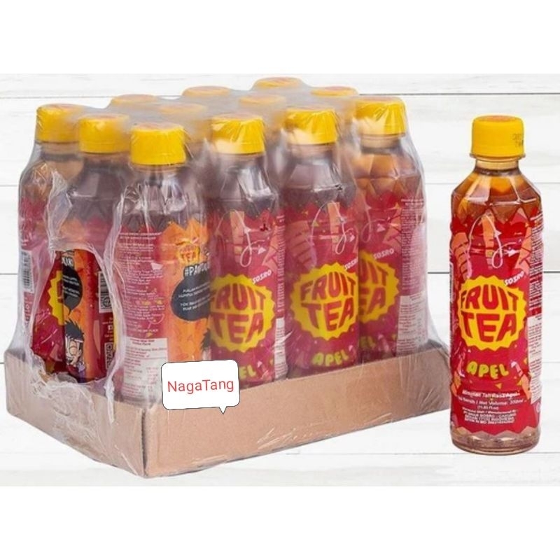 

FRUIT TEA 350ML 1 KARTON ISI 12 BOTOL RASA APEL DAN BLACKCURRANT. PALING MURAH!!