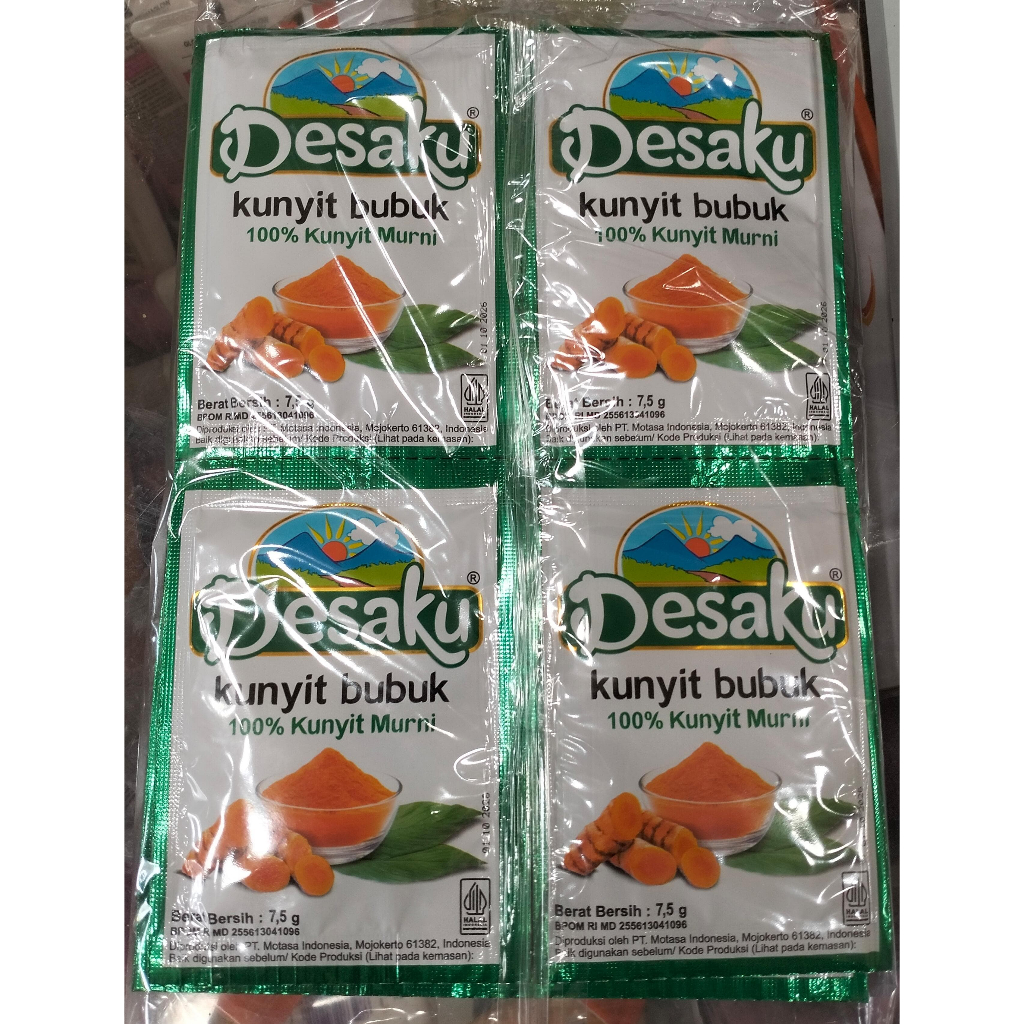 

Desaku Kuyit Bubuk 1 Renteng isi 10 Sashet.