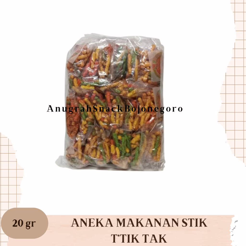 

Aneka Makanan Stik T'tik Tak (isi 20 pcs)