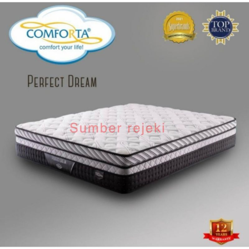 comforta perfect dream 120 x 200 matras springbed 120 kasur spring bed 120x200