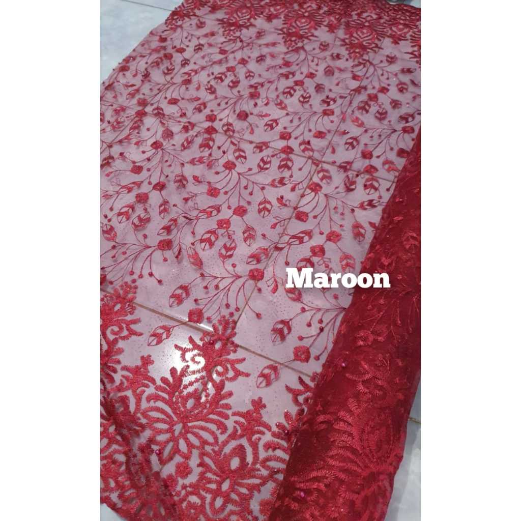 Kain Tile Akar Renda Premium