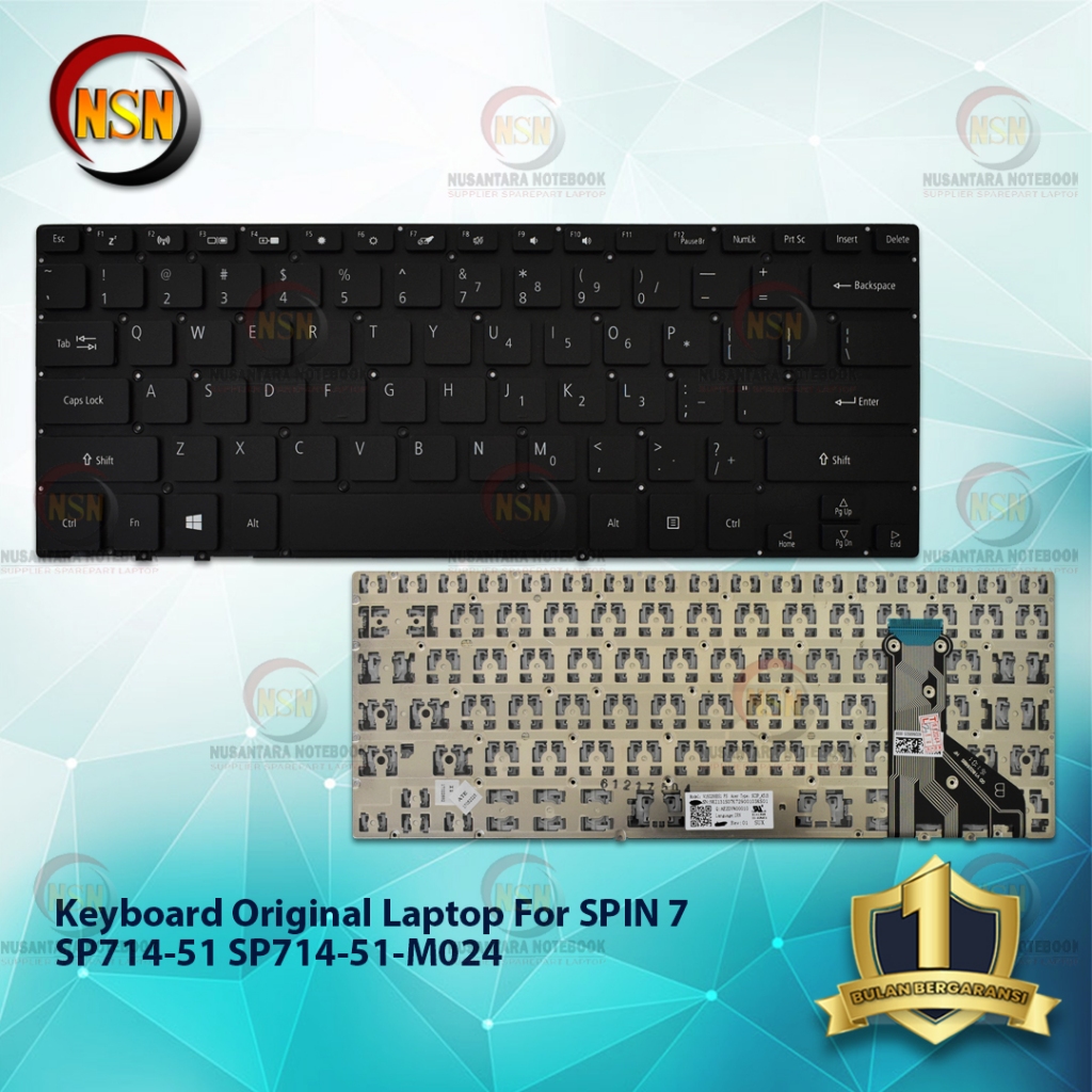 Keyboard Original Laptop ACER SPIN 7 SP714-51 SP713-51