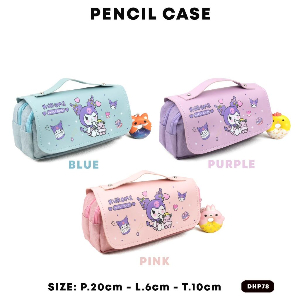 

Tempat Pensil Anak Kuromi - Pencil Case Lucu