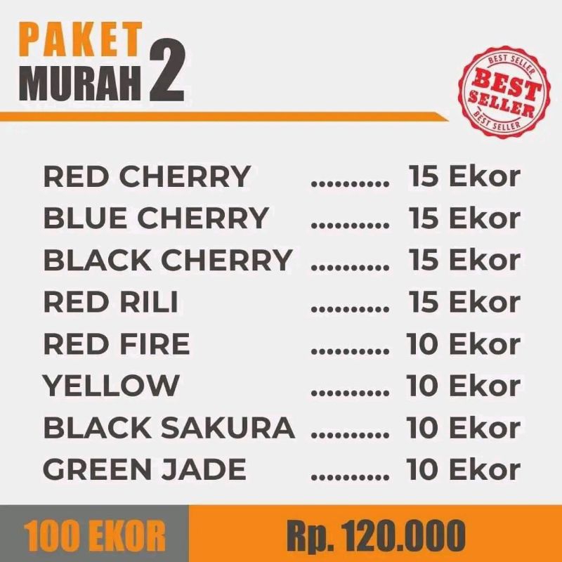 

paket murah udang hiyas