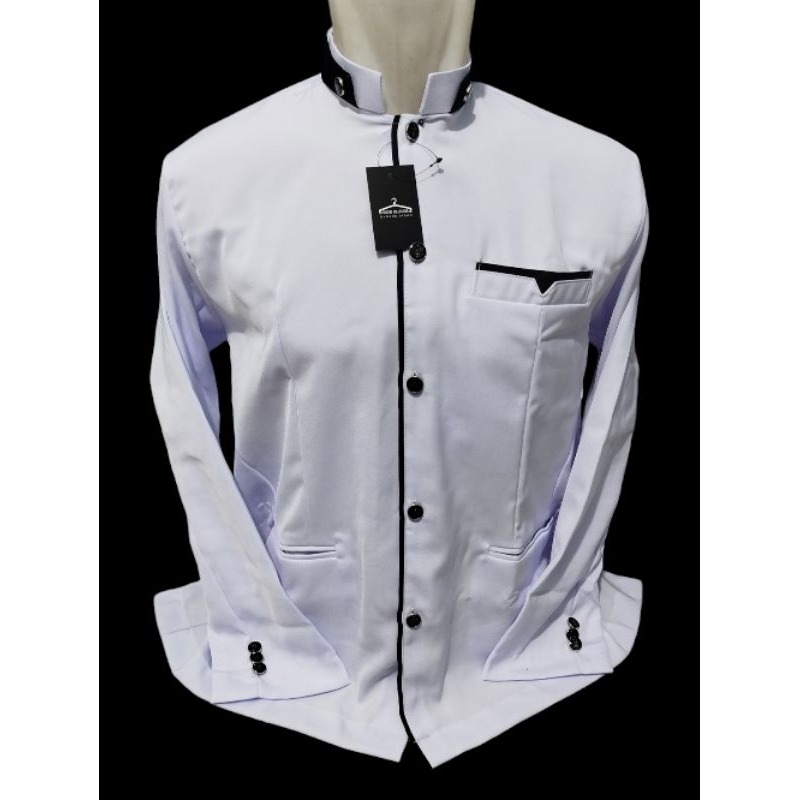 jasko/jaskoko/jasko lis polos/pakian muslim/atasan pria/elegan