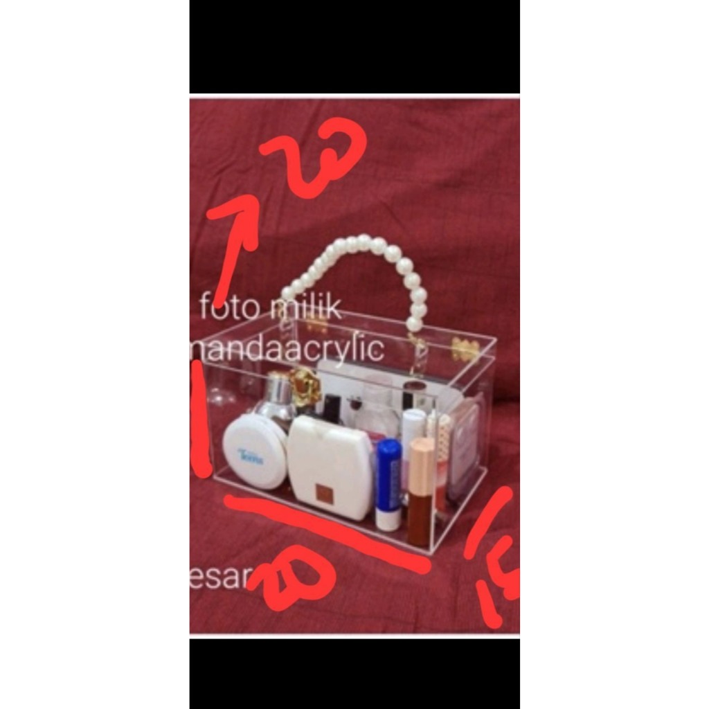 

Box Hampers Akrilik PxLxT 20x15x20cm