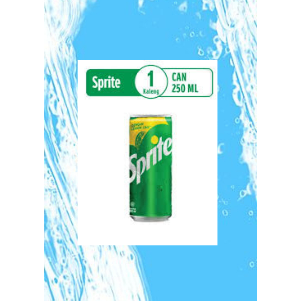 

Sprite Slim Can Minuman Ringan 250 mL [24 Pcs]