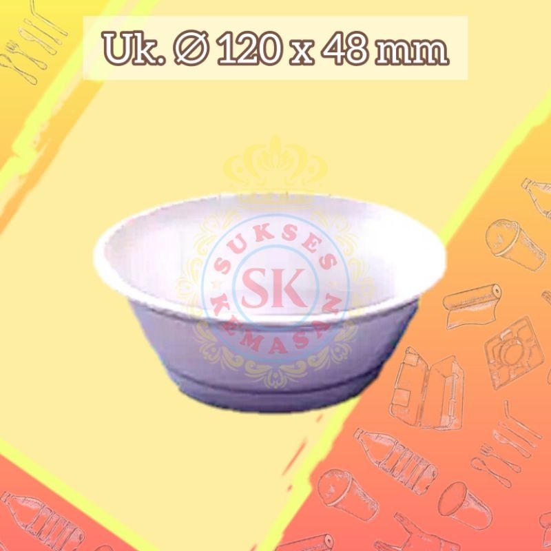 MANGKOK FOAM / FOAM BOWL / M 2 ( per pack / 1 pack 250pcs )