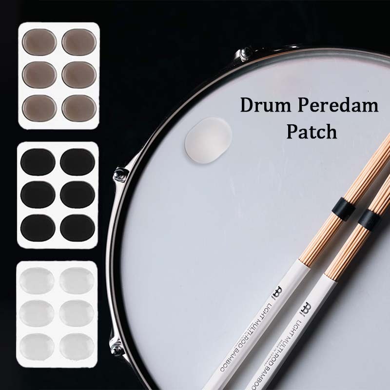 6pcs Gel Peredam Drum/Peredam Drum Set/Peredam Snare Drum/Ring Mute Peredam Drum