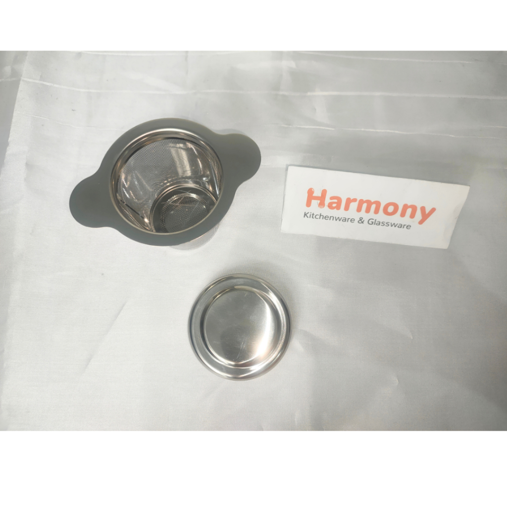 Saringan Teh SUS304 Tabung+Lid Filter Infuser Teh Rempah Reusable Stainless