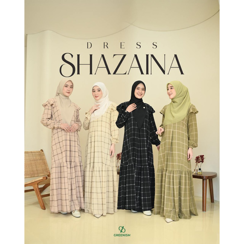 SHAZAINA BY GREENISM | GAMIS NEW DRESS KOTAK