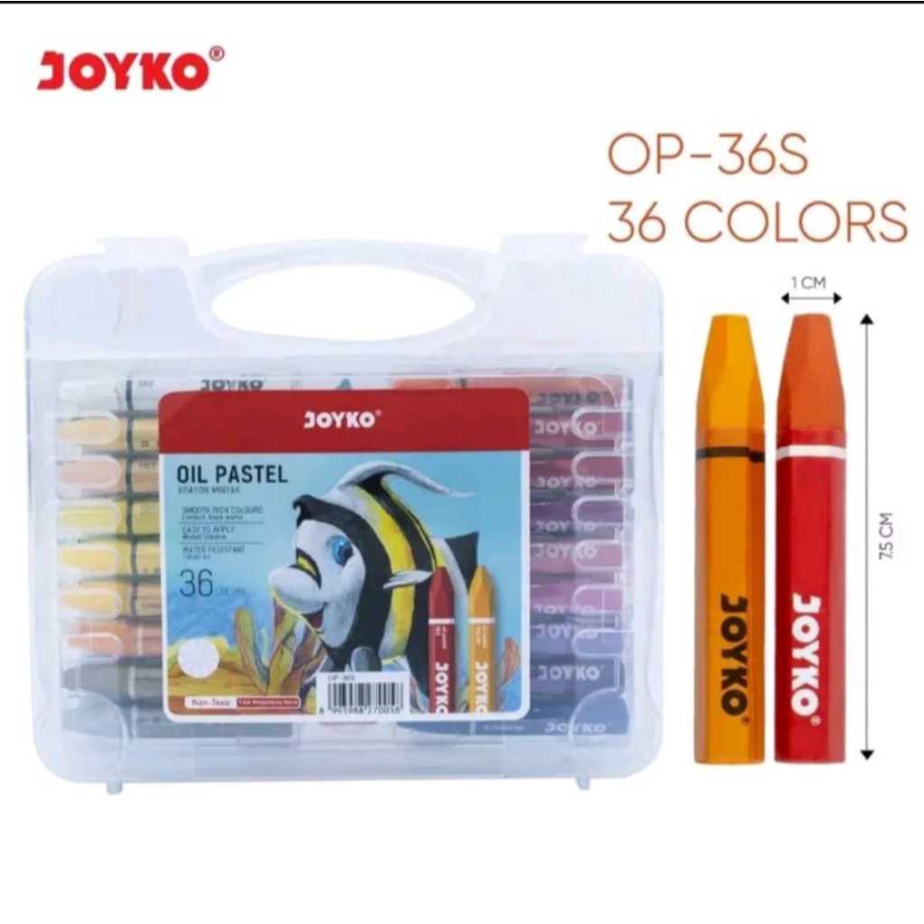 

CRAYON OIL PASTEL MEREK JOYKO OP-36S 36 WARNA TERLARIS