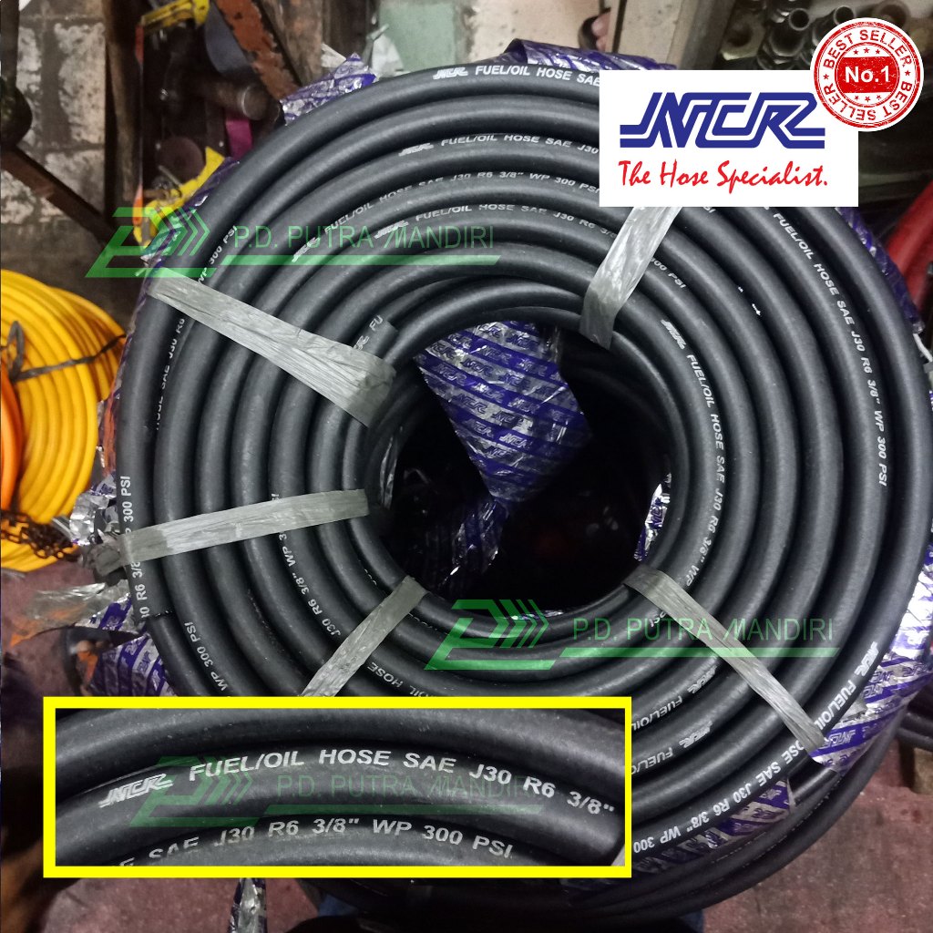 Fuel Oil Hose NCR - Selang Bensin Minyak NCR Sae J30 R6 ukuran 3/8