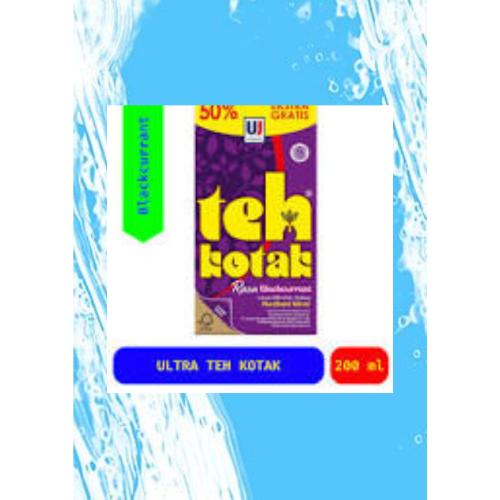 

Teh Kotak blackcurrant Tea 300 ML 1 Dus isi 24 Kotak