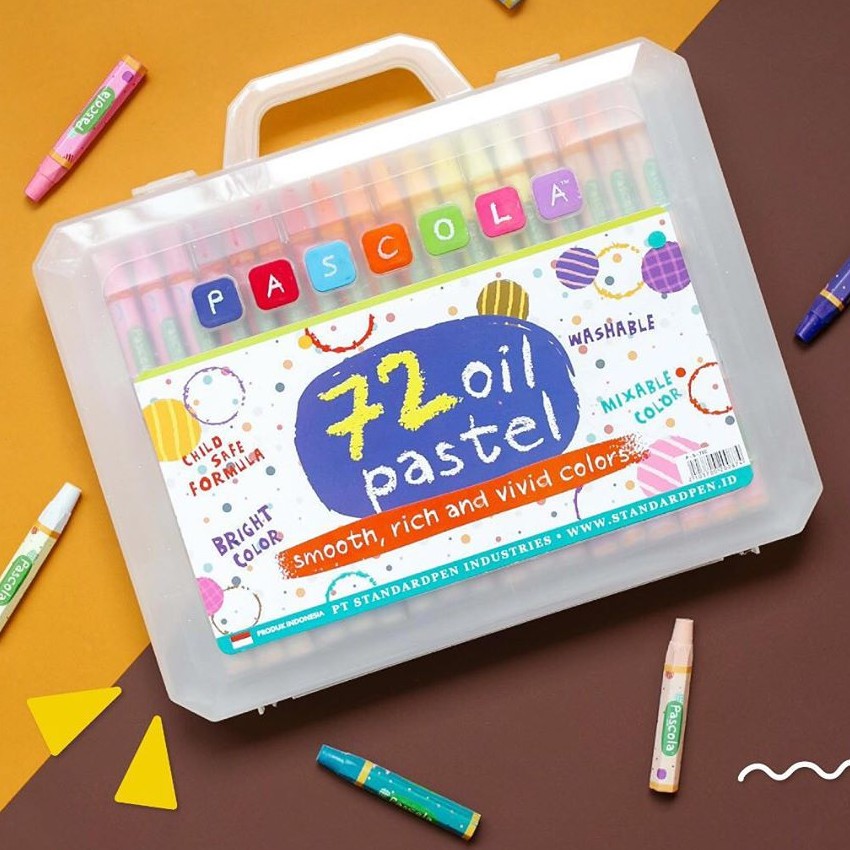 

Crayon Oil Pastel Pascola 72 Warna