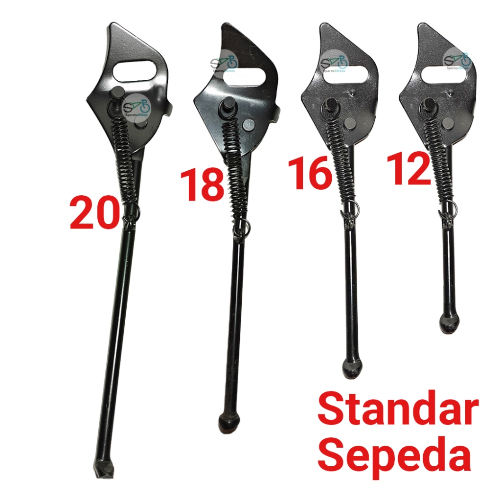 Standar Sepeda 12 16 18 20 Jagang Samping BMX Hitam