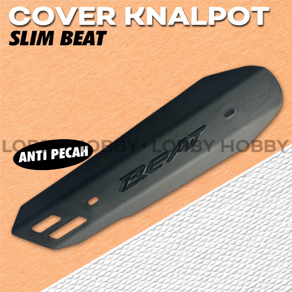 TAMENG TUTUP KNALPOT / COVER KENALEPO/TUTUP KNALEPOT /HITAM DOFF /JARAK ANTARA LUBANG 17CM - 20CM ( 