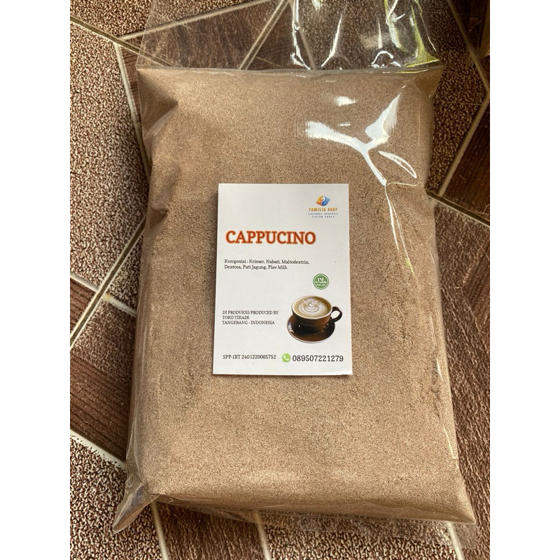 

BUBUK CAPPUCINO UNTUK JUALAN CAPCIN (cappucino cincau)