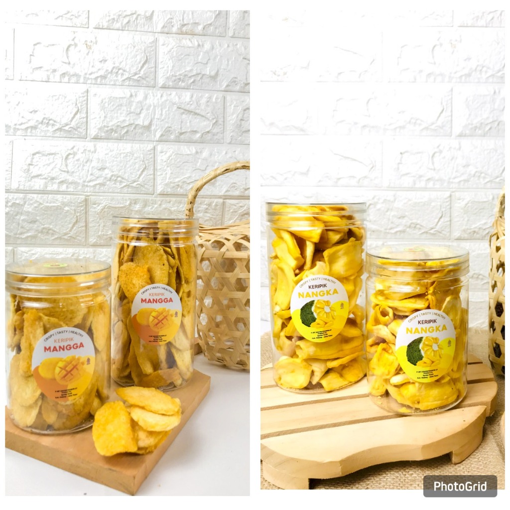 

Xpresstemil Keripik Buah Nangka Buah Mangga Premium 750ml 1000ml