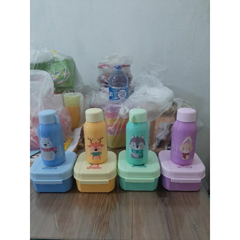 murah tempat bekal anak lengkap atau barbie lunch set