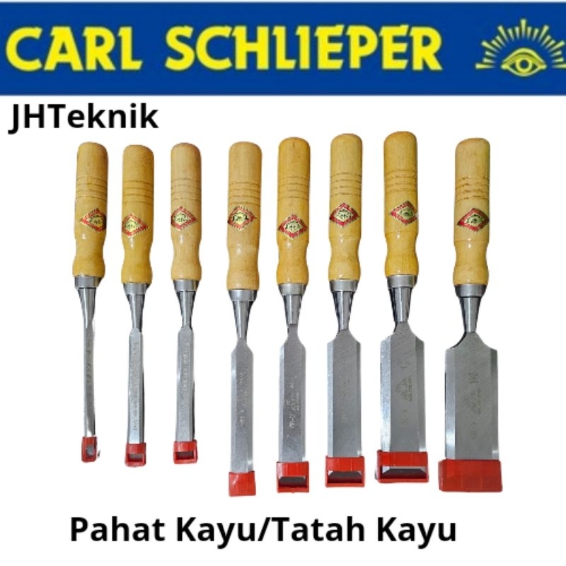 JHTeknik Pahat Kayu gagang Kayu Cap Mata/Tatah Kayu 1/4",3/8"1/2",5/8",3/4",1",1 1/4",1 1/2" Cap Mat