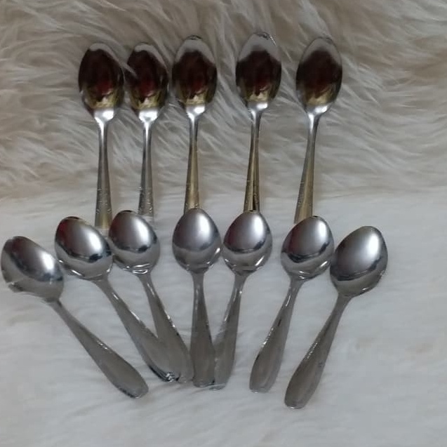 SENDOK STAINLESS SENDOK STAINLESS MURAH 1 LUSIN SENDOK GAU STAINLESS SENDOK TEH