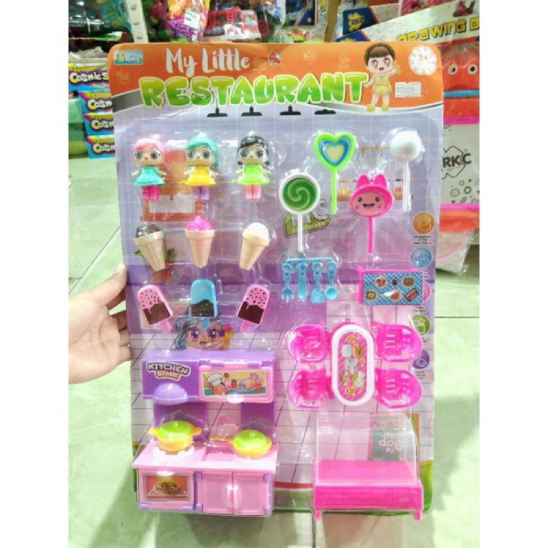 Mainan Set Ice cream My little Restaurant