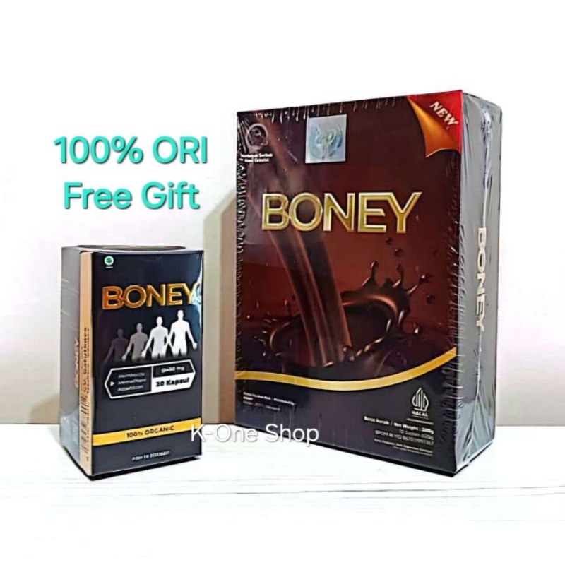Suplemen Susu BONEY / Kapsul BONEY Herbal Alami Peninggi Badan Pertumbuhan Tulang Optimalkan Tinggi 