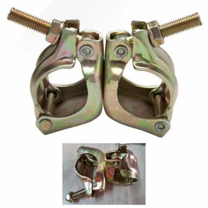 Clamp Pipa Steger Scafolding Klem Ikat Pipa Besi 1.5 Inch Nagasaki