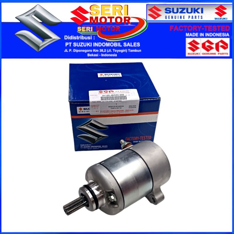DINAMO STARTER ASSY SUZUKI SPIN 125 SKYDRIVE ORIGINAL SGP 31100-46G00-000