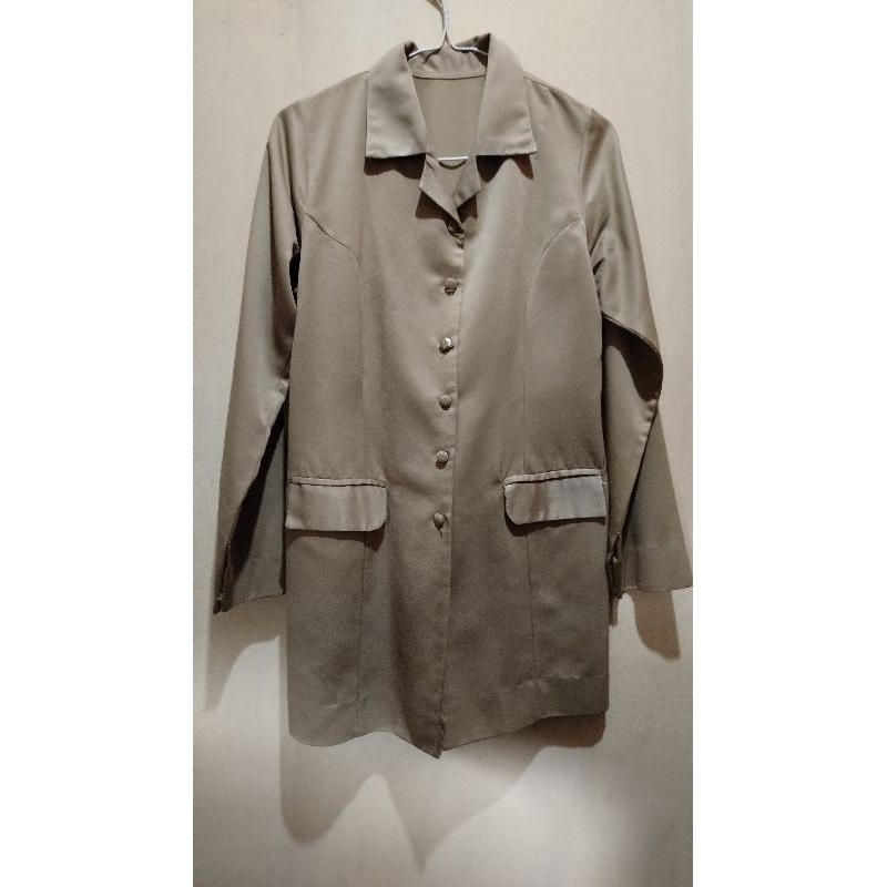 Setelan Set Jas Blazer Wanita kakhi Kerja Preloved PL Bekas