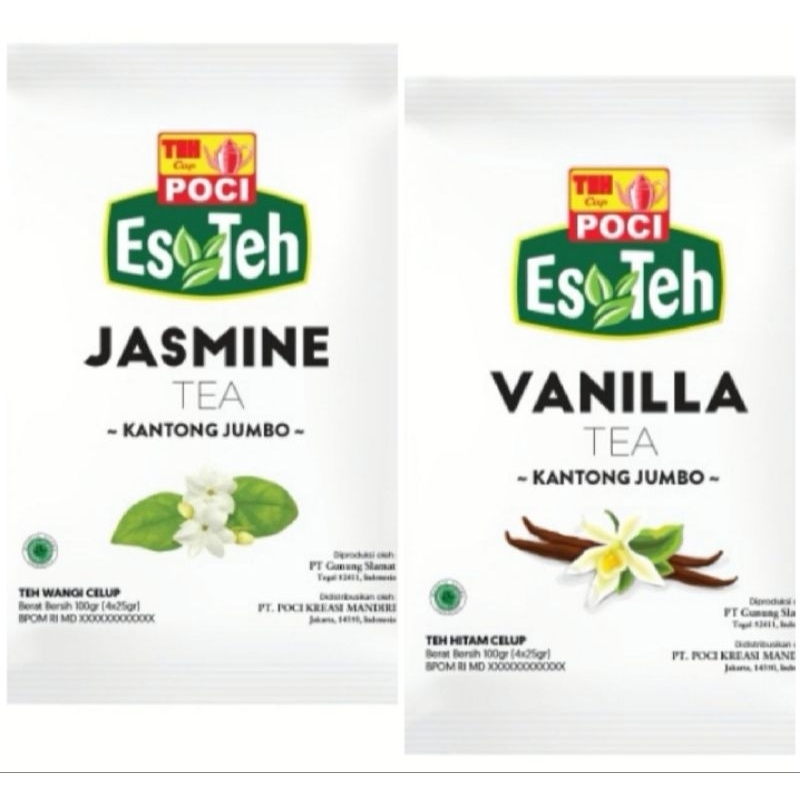 

Teh Poci Jasmine/Vanilla Kantong Jumbo 100gr (1Bungkus)