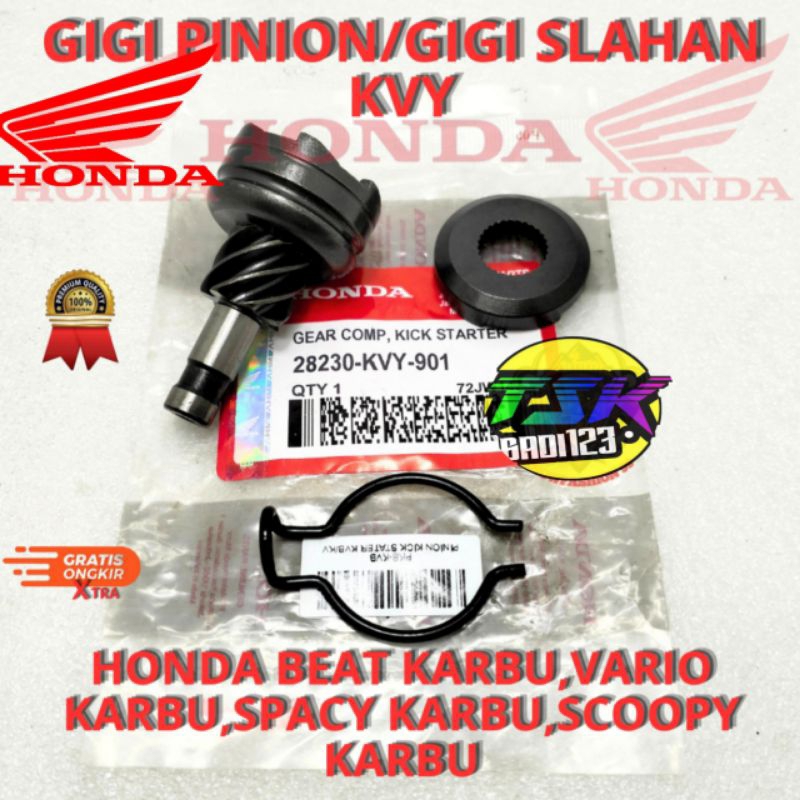 PINION GIGI SELAH BEAT KARBU ORIGINAL SPACY KARBU KICK PINION GIGI SELAH,SCOOPY KARBU VARIO 11O KARB