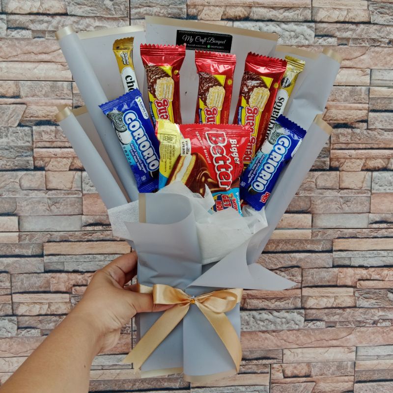 

Buket snack hari guru / buket makanan murah