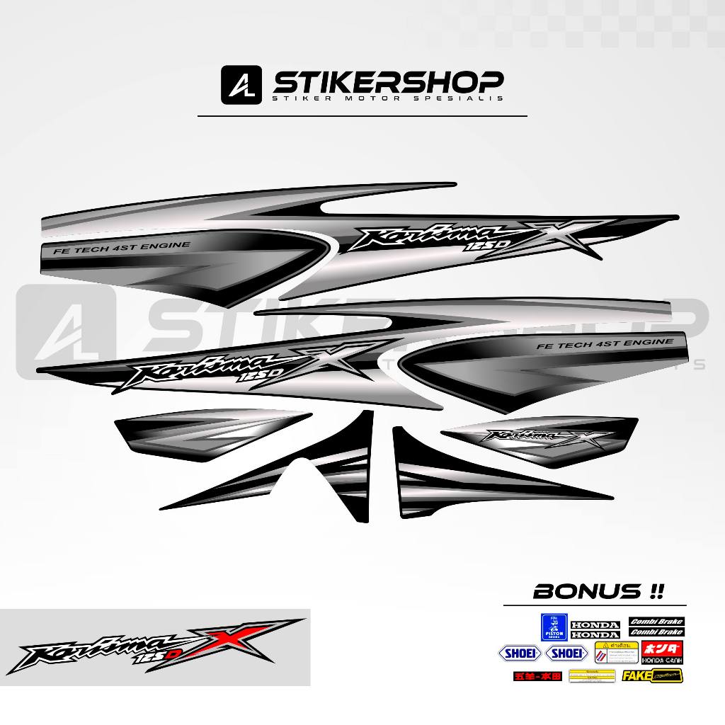 STRIPING KARISMA X 125 - 125 D GRAFIS VARIASI 003