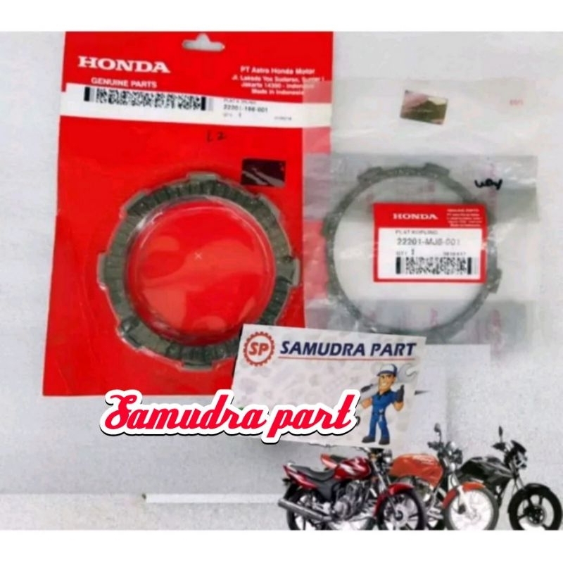 Kampas kopling megapro primus tiger revo set plat kopling original