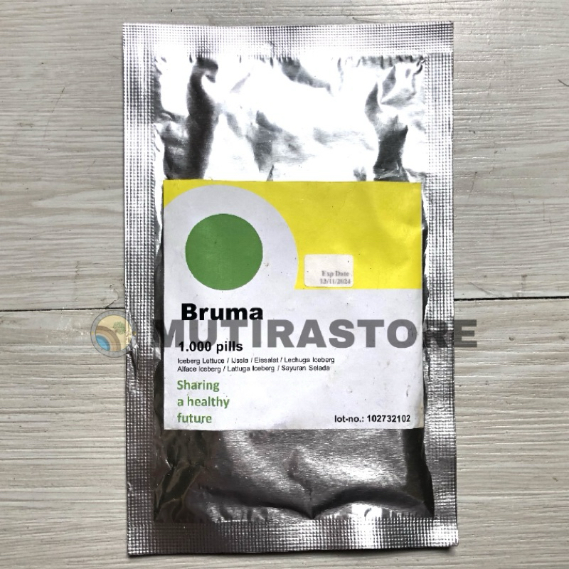 benih selada bruma rz lettuce iceberg rijk zwaan isi 1000