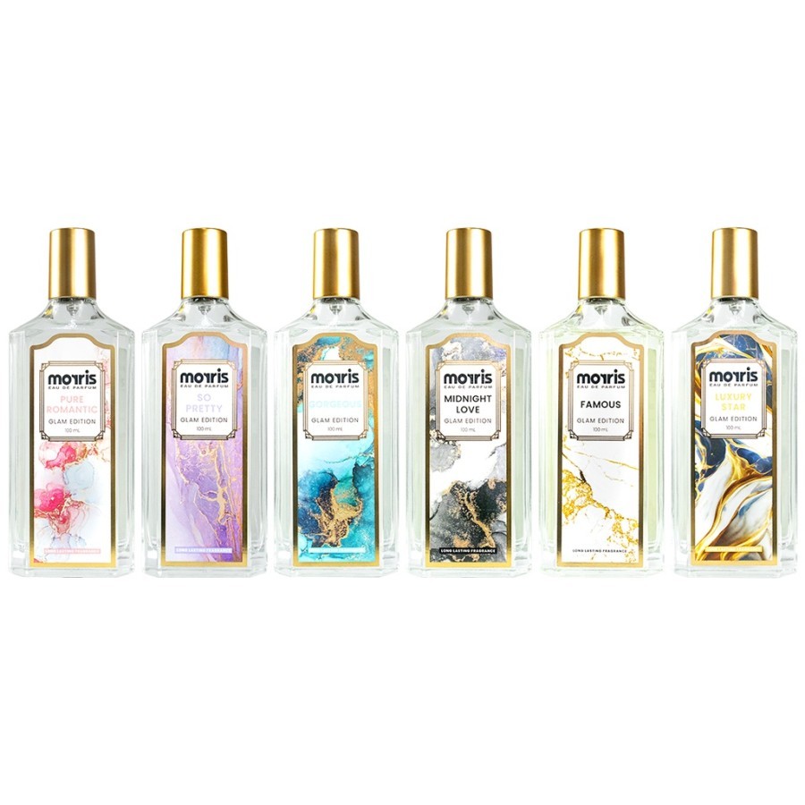 MORRIS EAU DE PARFUM GLAM EDITION 100ML/MIDNIGHT LOVE/PURE ROMANTIC