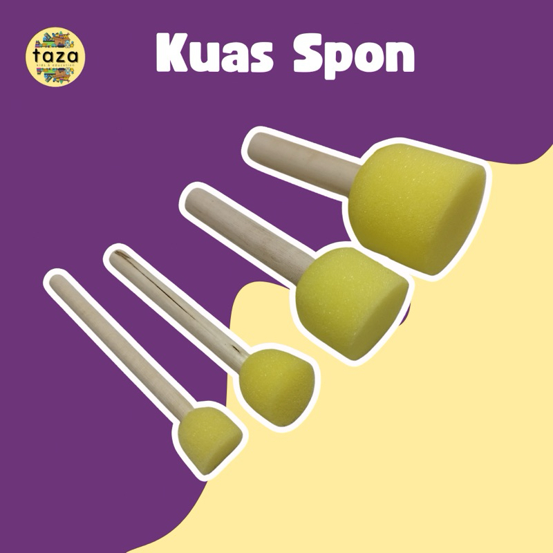 

Kuas Spon / Kuas Busa / Kuas Busa Lukis / Wooden Sponge Painting