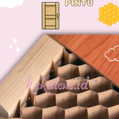 Diskon EFENHONER Honeycomb Paper Coat Honey Comb Core Door Pintu Kusen3mm