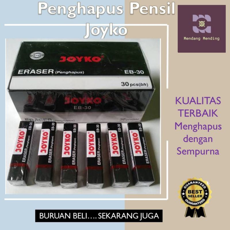Penghapus Pensil kecil Joyko 1 pack isi 40 pcs