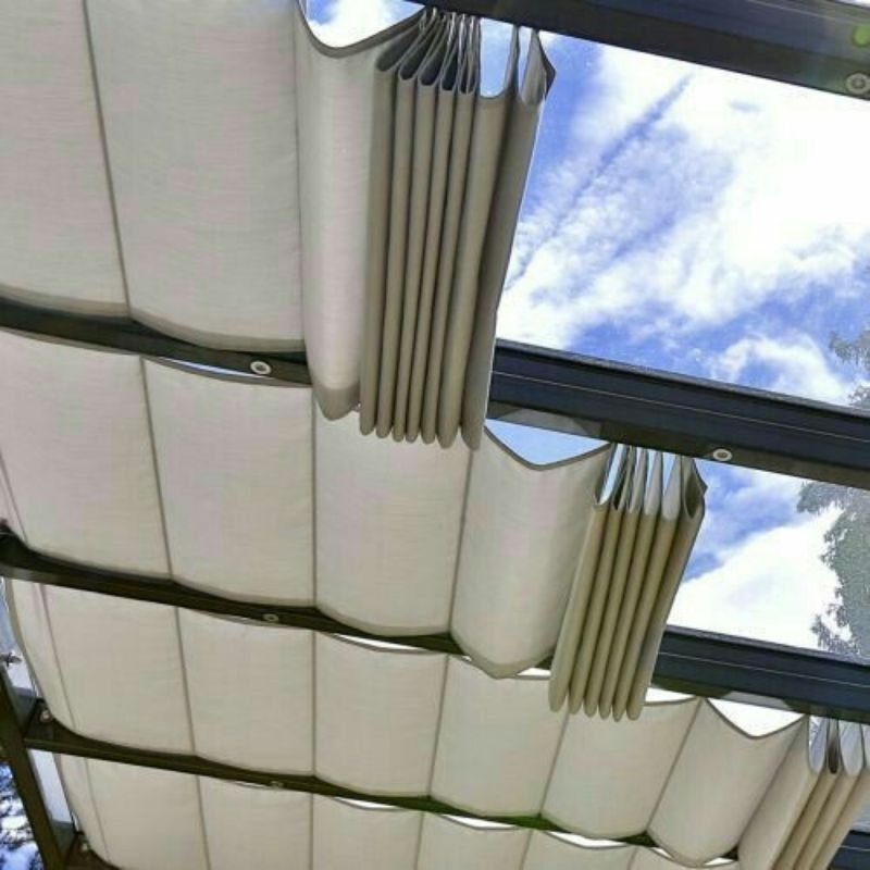 Awning Gelombang Ukuran 2x8 Meter | Kanopi Modern | Gelombang Kafe