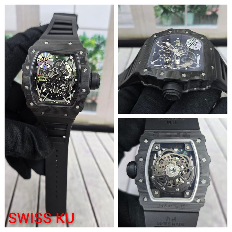 Dr.Jam RM RM35 35-02 BLACK CARBON KU KU+ KUF FACTORY SWISS GRADE