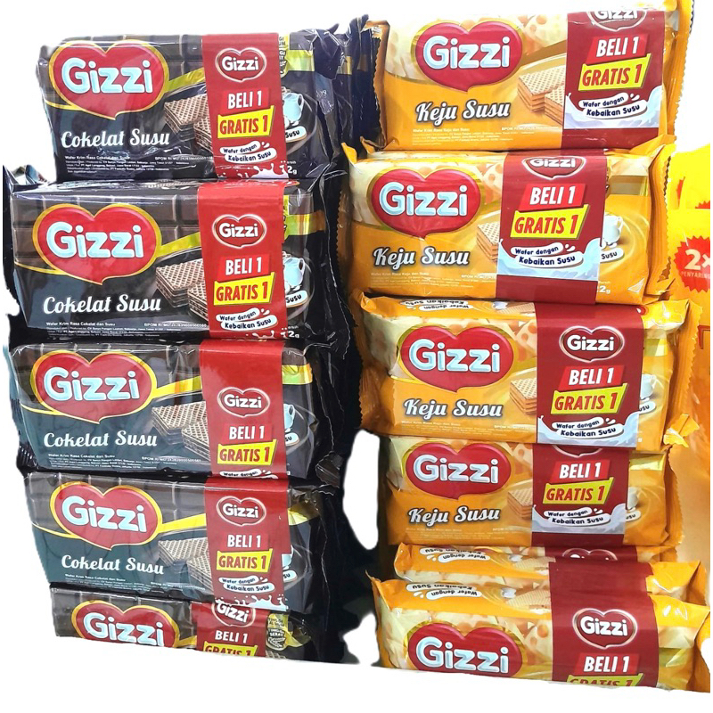 

Gizzi Wafer 122 Gram (Beli 1 Gratis 1)