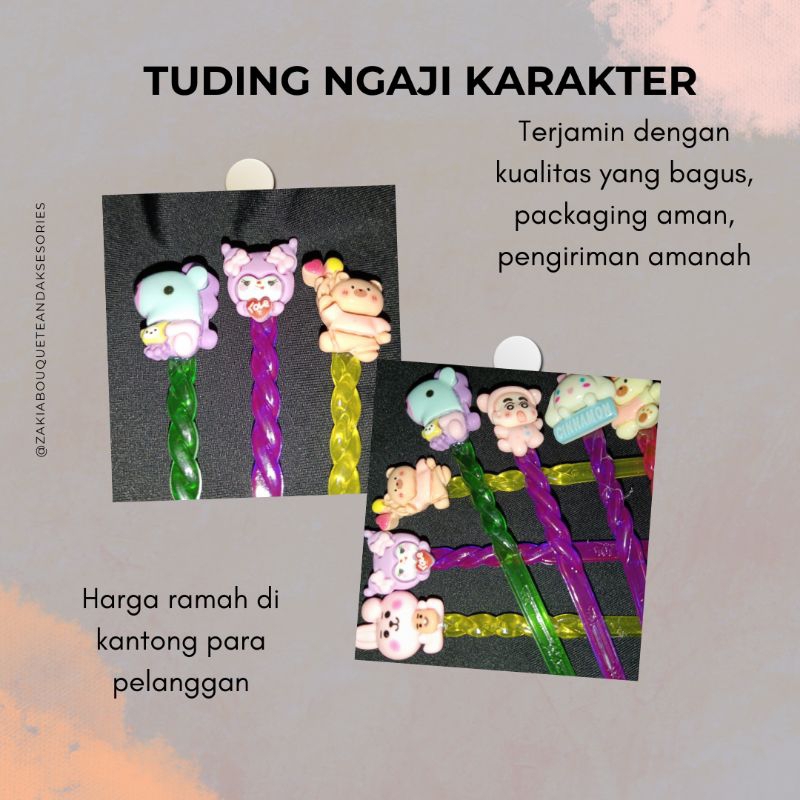 

Tuding ngaji karakter (9pcs) 11.700