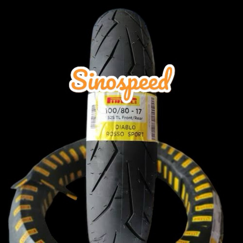Ban Pirelli Rosso sport 100/80-17