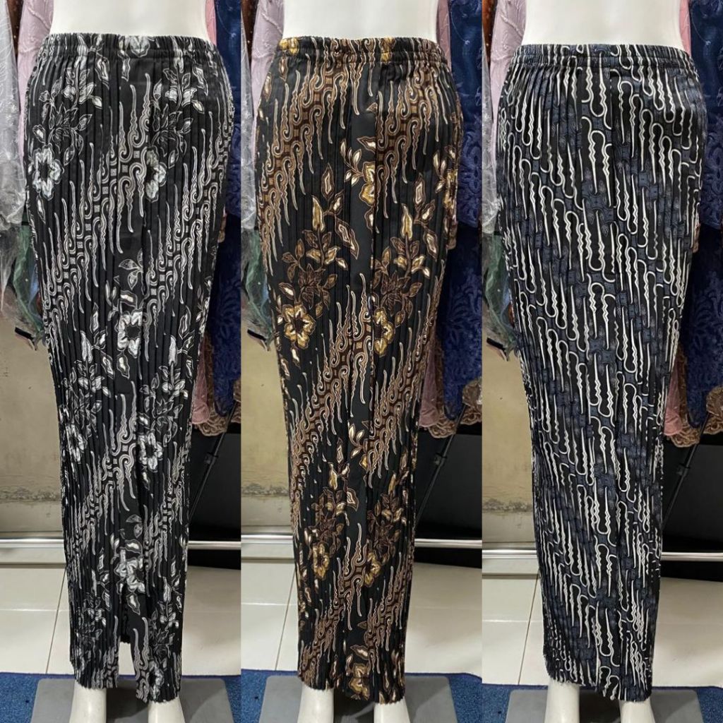 Rok Span Wiron Langsung Pakai / Rok Instan Aneka Pilihan Warna Dan Motif