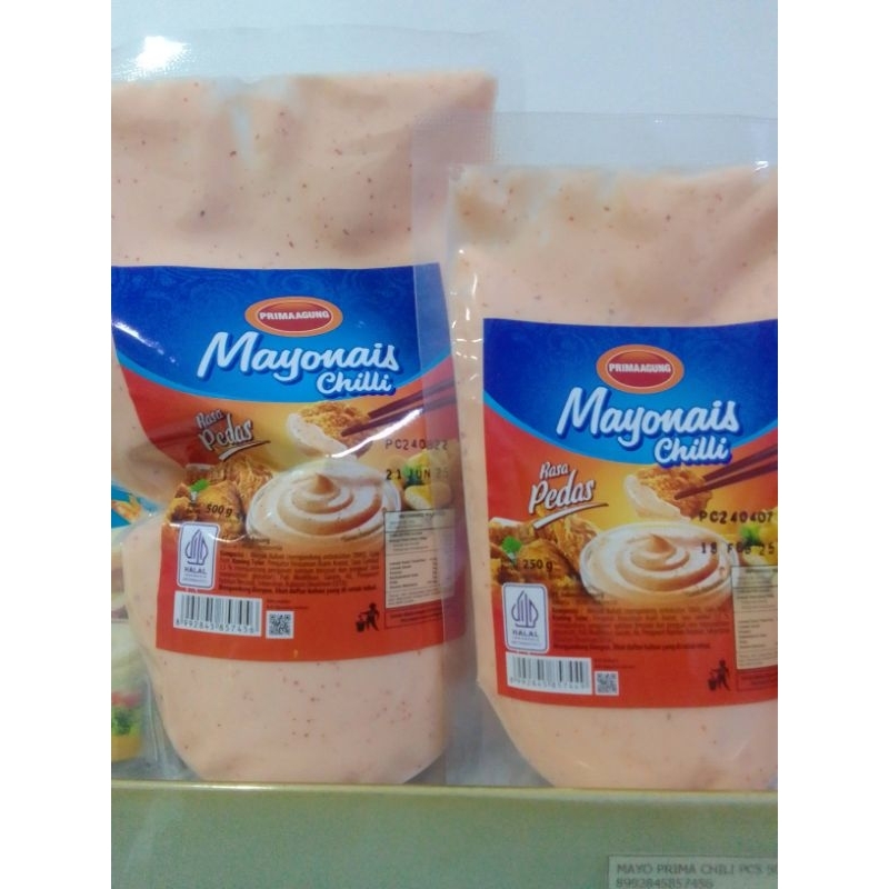 

Mayonaise Chilli Prima Agung 500gr